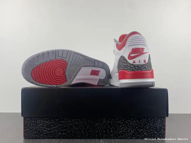 Official Maikesneakers DN3707-160 Air Red Jordan OG Fire 3 0616